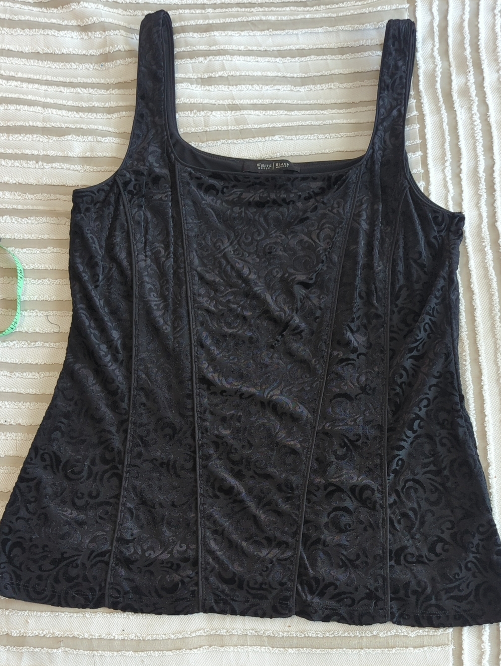 White House Black Market Corset Style Tank Size Medium Like New